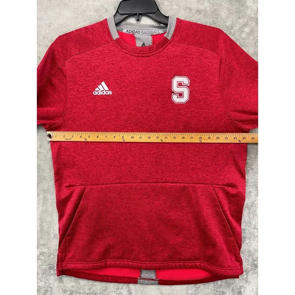 Adidas Baseball Men's Sweatshirt Stanford Cardinals Large Red Long Sleeve‎